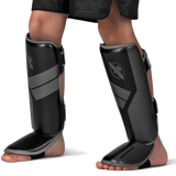 Hayabusa S4 Youth Shin Guards - Black
