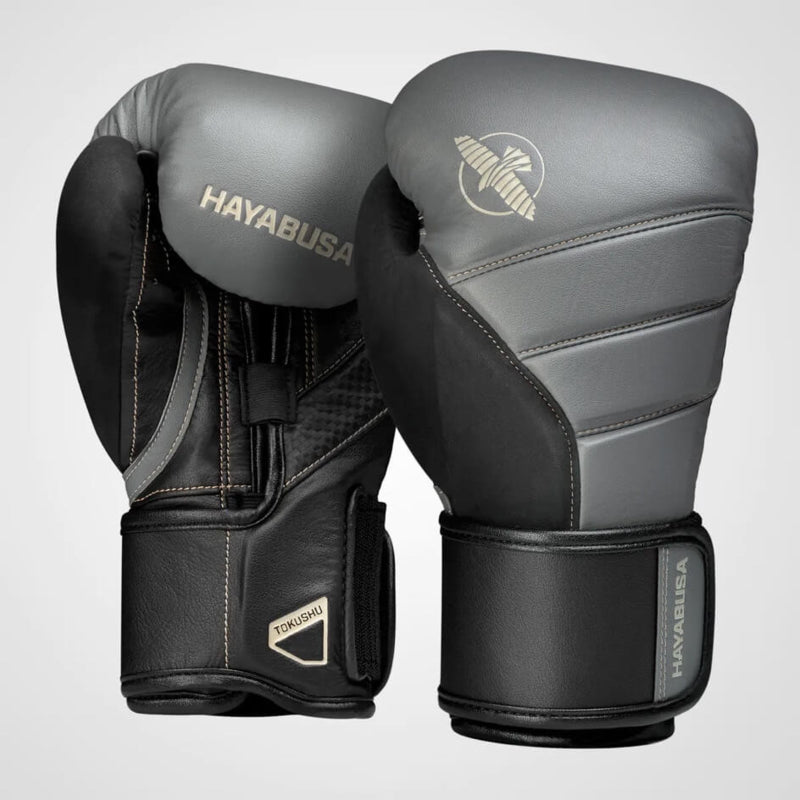 Hayabusa T3 Boxing Gloves - Gray / Black