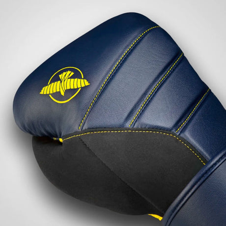 Hayabusa T3 Bokshandschoenen - Navy Blauw / Geel
