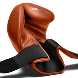 Hayabusa T3 Kanpeki Boxing Gloves - Leather - Clay Orange