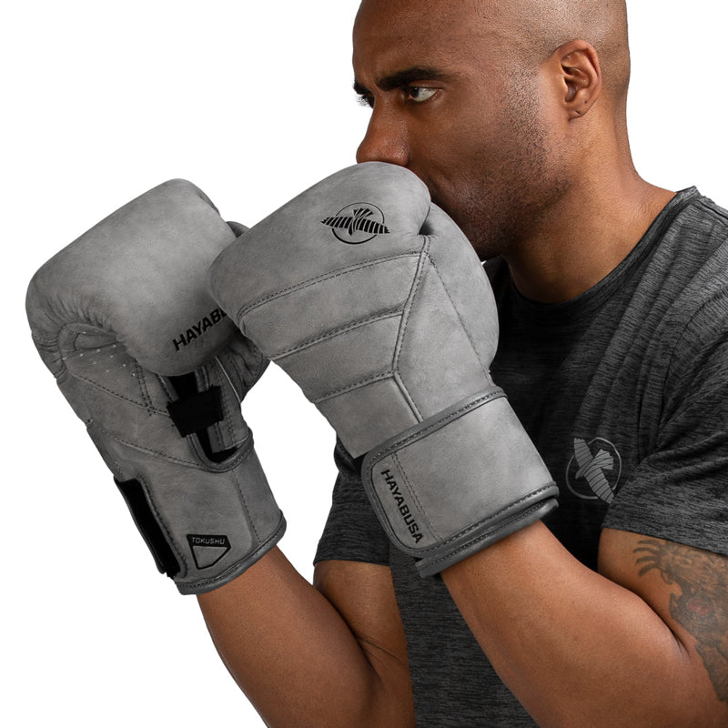 Hayabusa T3 LX Boxing Gloves - Slate – Kickboxing-shop.nl