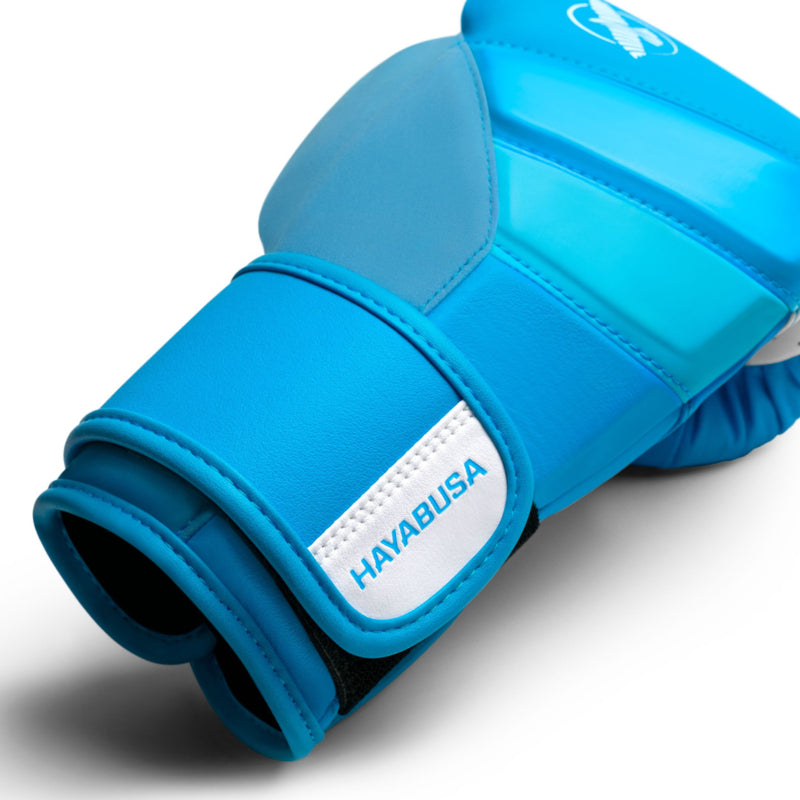 Hayabusa T3 Neon Boxing Gloves - Neon Blue