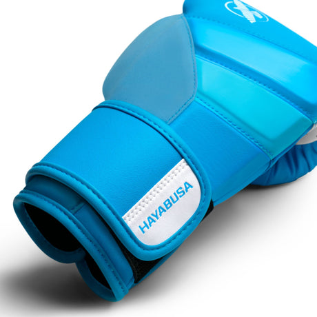 Hayabusa T3 Neon Boxing Gloves - Neon Blue