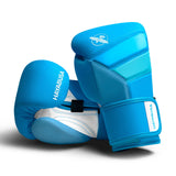 Hayabusa T3 Neon Boxing Gloves - Neon Blue