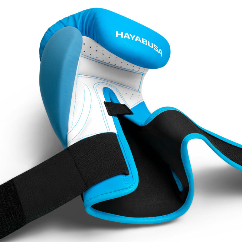 Hayabusa T3 Neon Boxing Gloves - Neon Blue