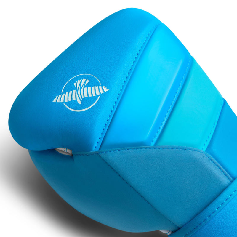 Hayabusa T3 Neon Boxing Gloves - Neon Blue