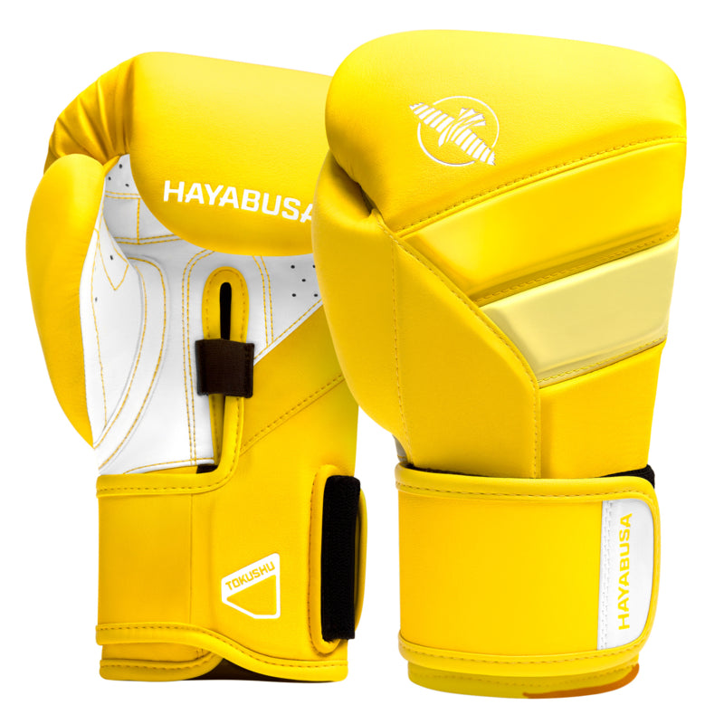 Hayabusa T3 Neon Boxing Gloves - Neon Yellow