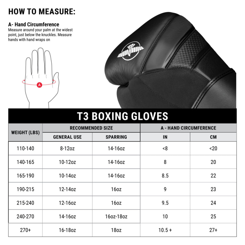 Hayabusa T3 Neon Boxing Gloves - Neon Orange