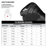 Hayabusa T3 Neon Boxing Gloves - Neon Orange