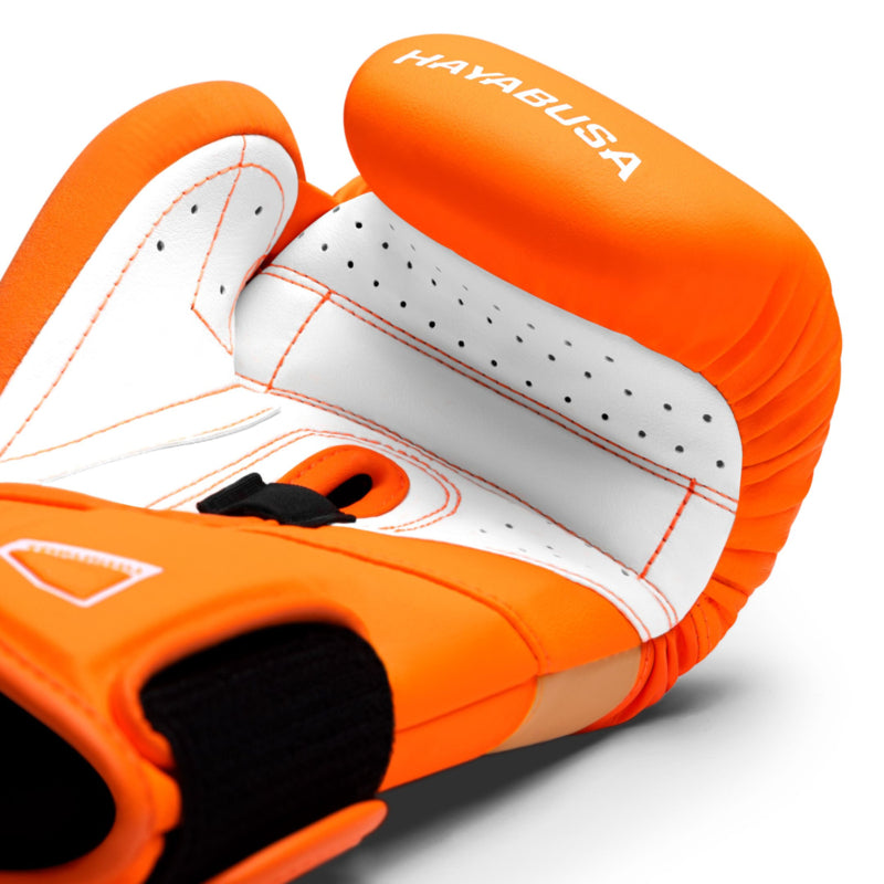 Hayabusa T3 Neon Boxing Gloves - Neon Orange