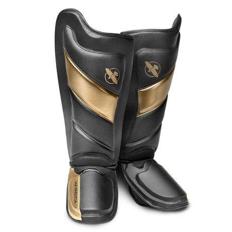 Hayabusa T3 Striking Scheenbeschermers - Zwart / Goud