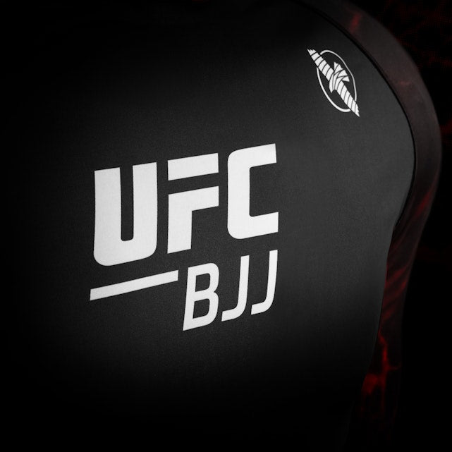 Hayabusa UFC BJJ Men’s Spats – Black / Red