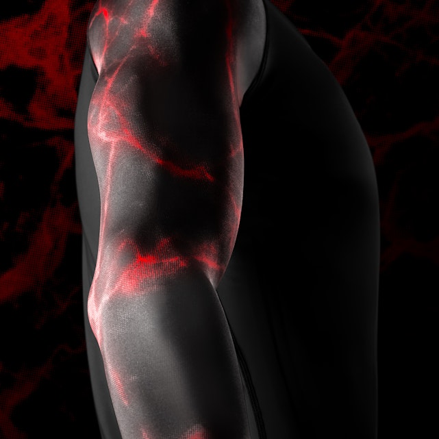 Hayabusa UFC BJJ Men’s Spats – Black / Red