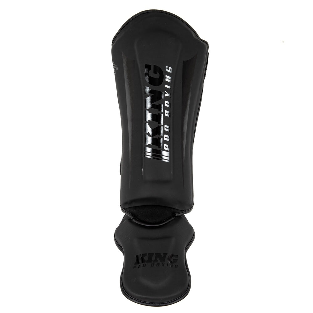 King Pro Boxing - Revo 4 - Kickboks Scheenbeschermers - Zwart
