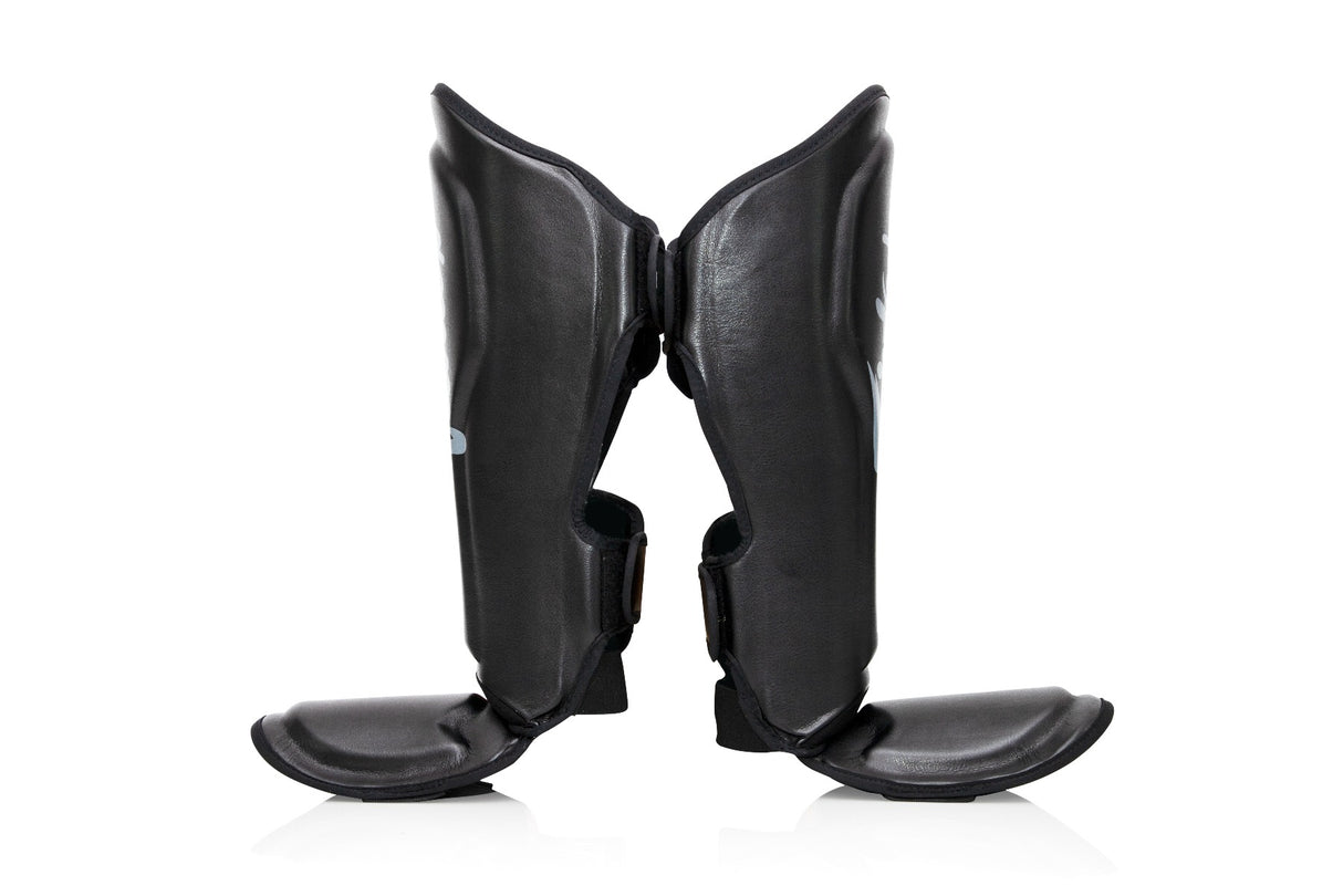 Booster X Fairtex Scheenbeschermers - FXB SG - Zwart / Grijs