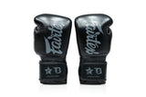 Booster X Fairtex Bokshandschoenen - BG V2 - Echt leer - Zwart