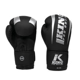 King Pro Boxing Bokshandschoenen - Revo 7 - Zwart / Zilver