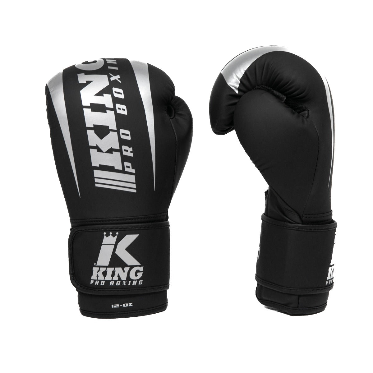 King Pro Boxing Bokshandschoenen - Revo 7 - Zwart / Zilver