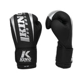 King Pro Boxing Bokshandschoenen - Revo 7 - Zwart / Zilver