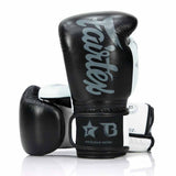Fairtex X Booster Bokshandschoenen - FXB BG V2 - Echt leer - Zwart/Wit