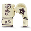 Fairtex X Booster Bokshandschoenen - FXB BG V2 - Echt leer - Beige/Donkerrood