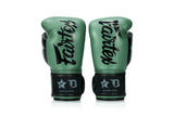 Booster X Fairtex Bokshandschoenen - BG V2 - Echt leer - Donkergroen / Zwart