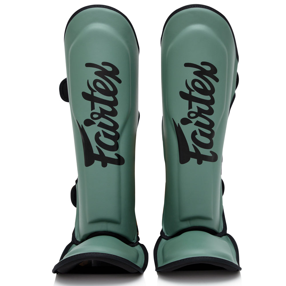 Booster X Fairtex Scheenbeschermers - FXB SG - Groen / Zwart