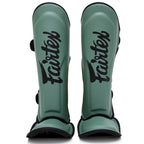 Fairtex X Booster Scheenbeschermers - FXB SG - Groen/Zwart