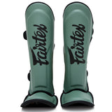 Booster X Fairtex Scheenbeschermers - FXB SG - Groen / Zwart
