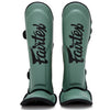 Booster X Fairtex Scheenbeschermers - FXB SG - Groen / Zwart