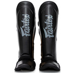 Fairtex X Booster Scheenbeschermers - FXB SG - Zwart/Grijs