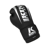 King Pro Boxing Bokshandschoenen - Revo 7 - Zwart / Zilver