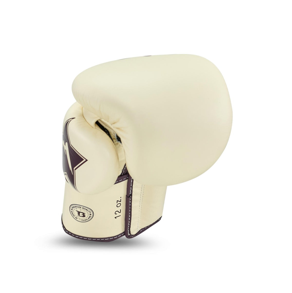 Booster X Fairtex Bokshandschoenen - BG V2 - Echt leer - Beige / Donkerrood