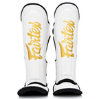Fairtex X Booster Scheenbeschermers - FXB SG - Wit/Goud