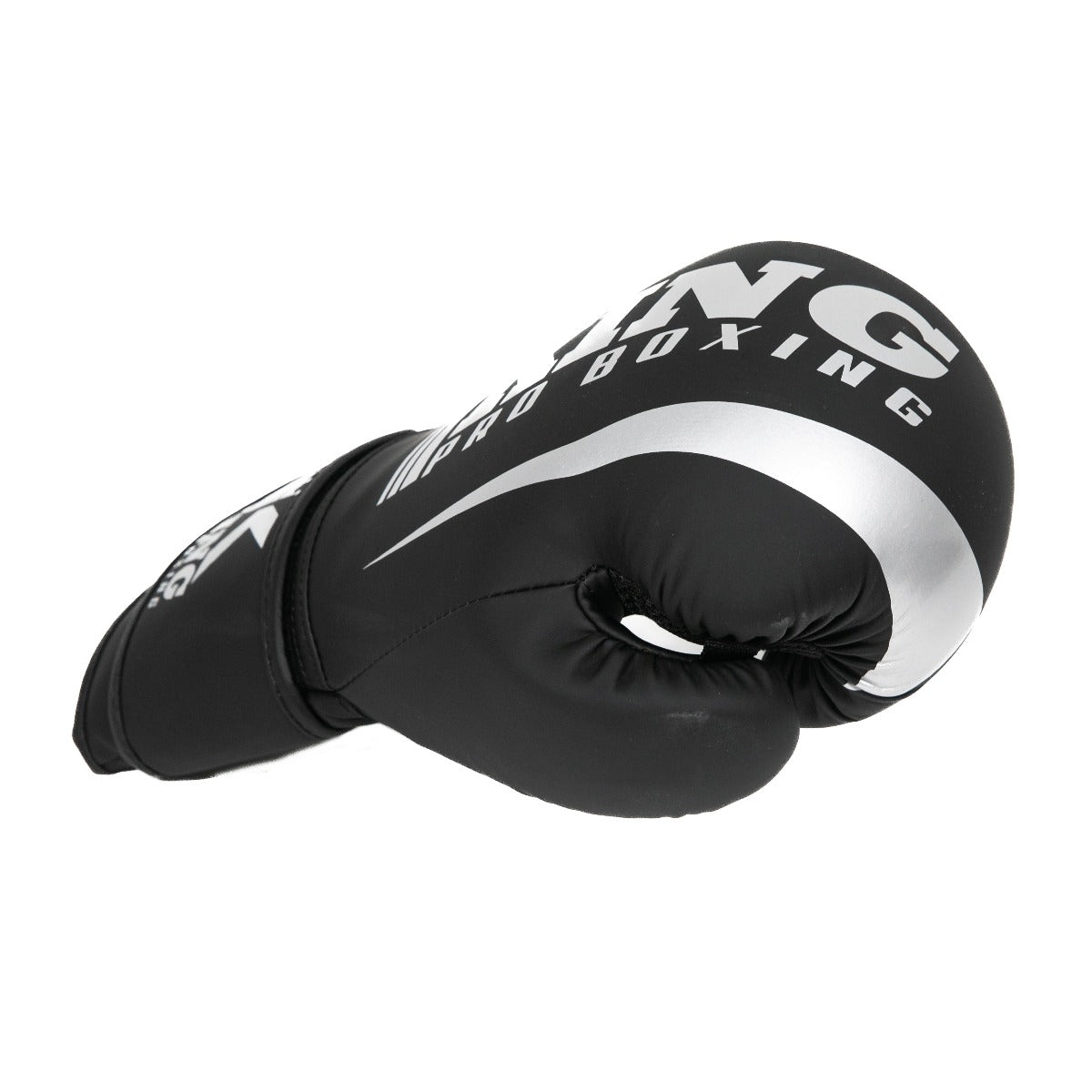 King Pro Boxing Bokshandschoenen - Revo 7 - Zwart / Zilver