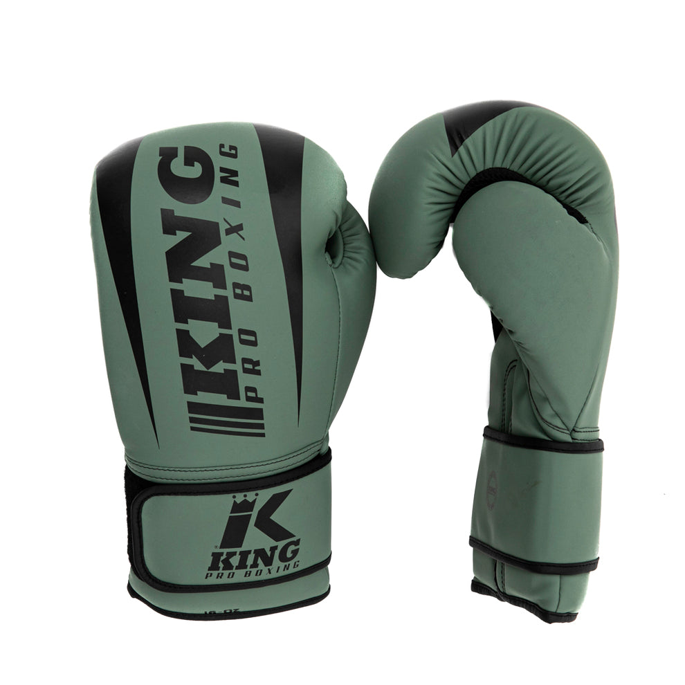 King Pro Boxing Bokshandschoenen - Revo - Olijfgroen
