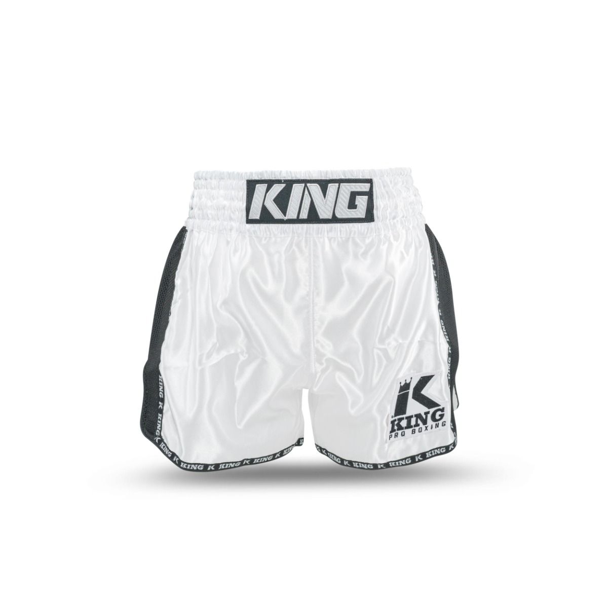 King Pro Boxing - KPB Bangkok 3 - Kickboxing Shorts White