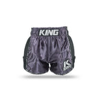 King Pro Boxing - KPB Bangkok 7 - Kickboksshorts - Donkergrijs