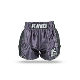 King Pro Boxing - KPB Bangkok 7 - Kickboxing Shorts - Dark Gray