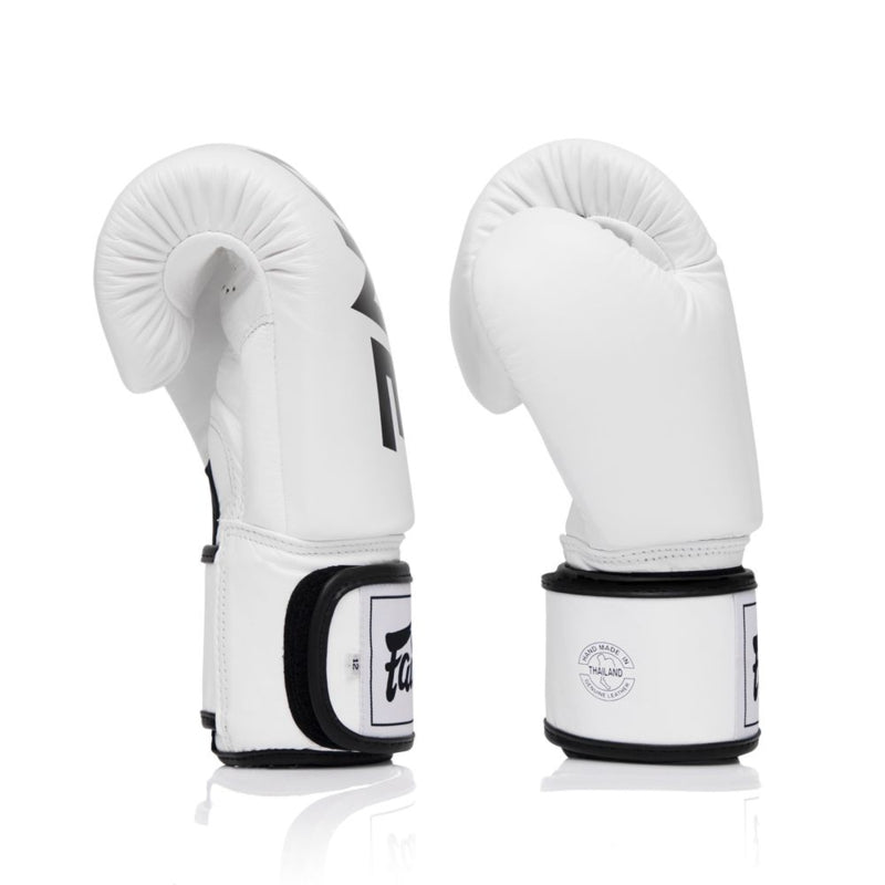 ONE Championship x Fairtex Boxing Gloves - Leather - White