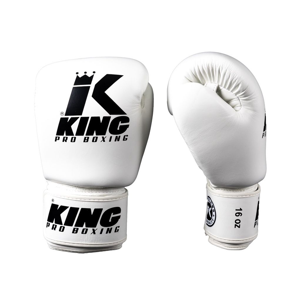 King Pro Boxing Bokshandschoenen - BGVL 3 - Wit / Zwart