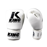 King Pro Boxing Bokshandschoenen - BGVL 3 - Wit / Zwart