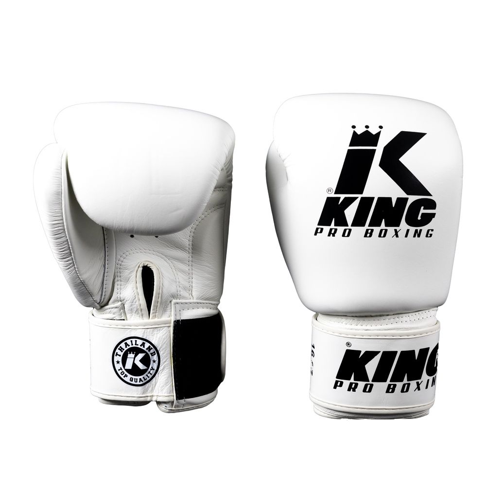 Guantoni Da Boxe BG Premium Striker 2 – Bianco/Nero, Ideali Per Kickboxing E Muay Thai