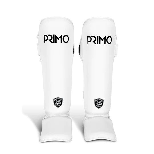 Primo Classic Muay Thai Shin Guards - White