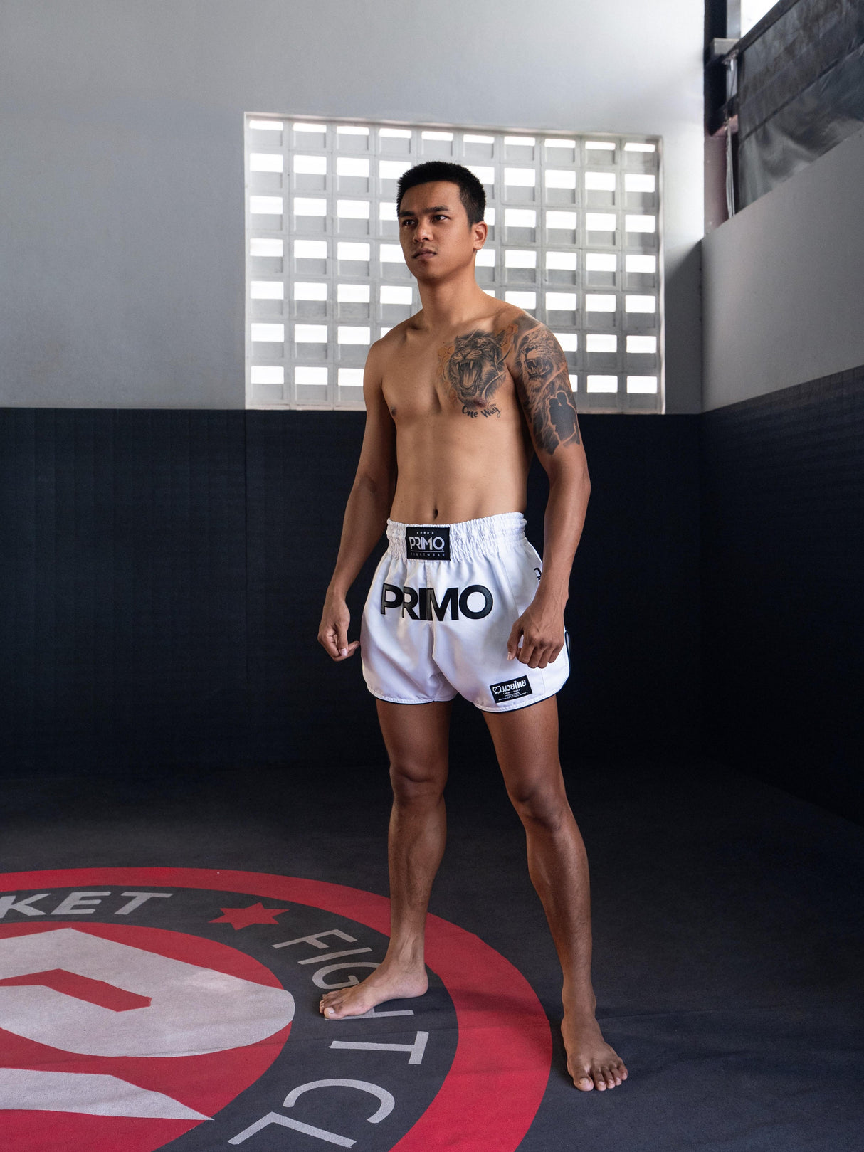 Primo Muay Thai Shorts - Mamba Series - White
