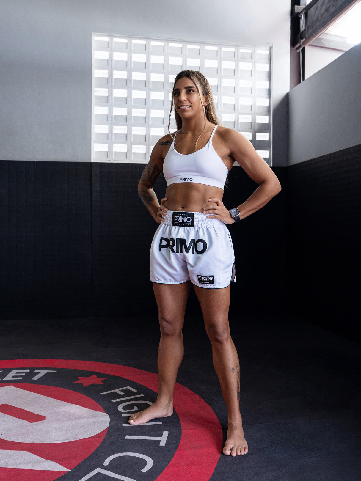 Primo Muay Thai Shorts - Mamba Series - White