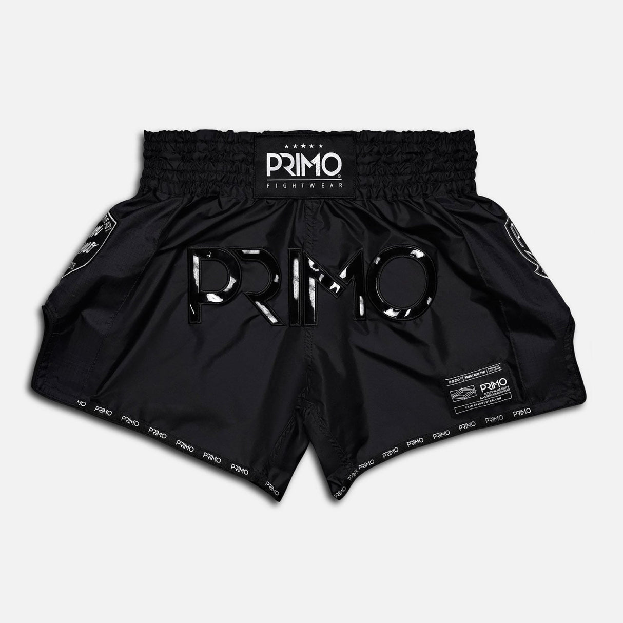 Primo Muay Thai Shorts - Super Nylon - Black Panther II - Schwarz