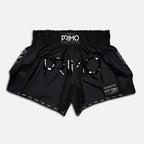 Primo Muay Thai Shorts - Super Nylon - Black Panther II - Black