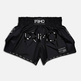 Primo Muay Thai Shorts - Super Nylon - Black Panther II - Schwarz