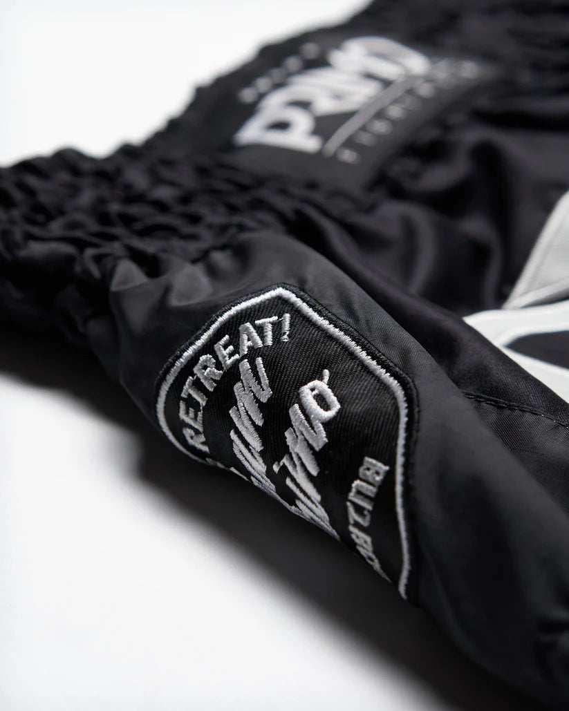 Primo Muay Thai Shorts - Free Flow Series - Gotham's Finest - Zwart